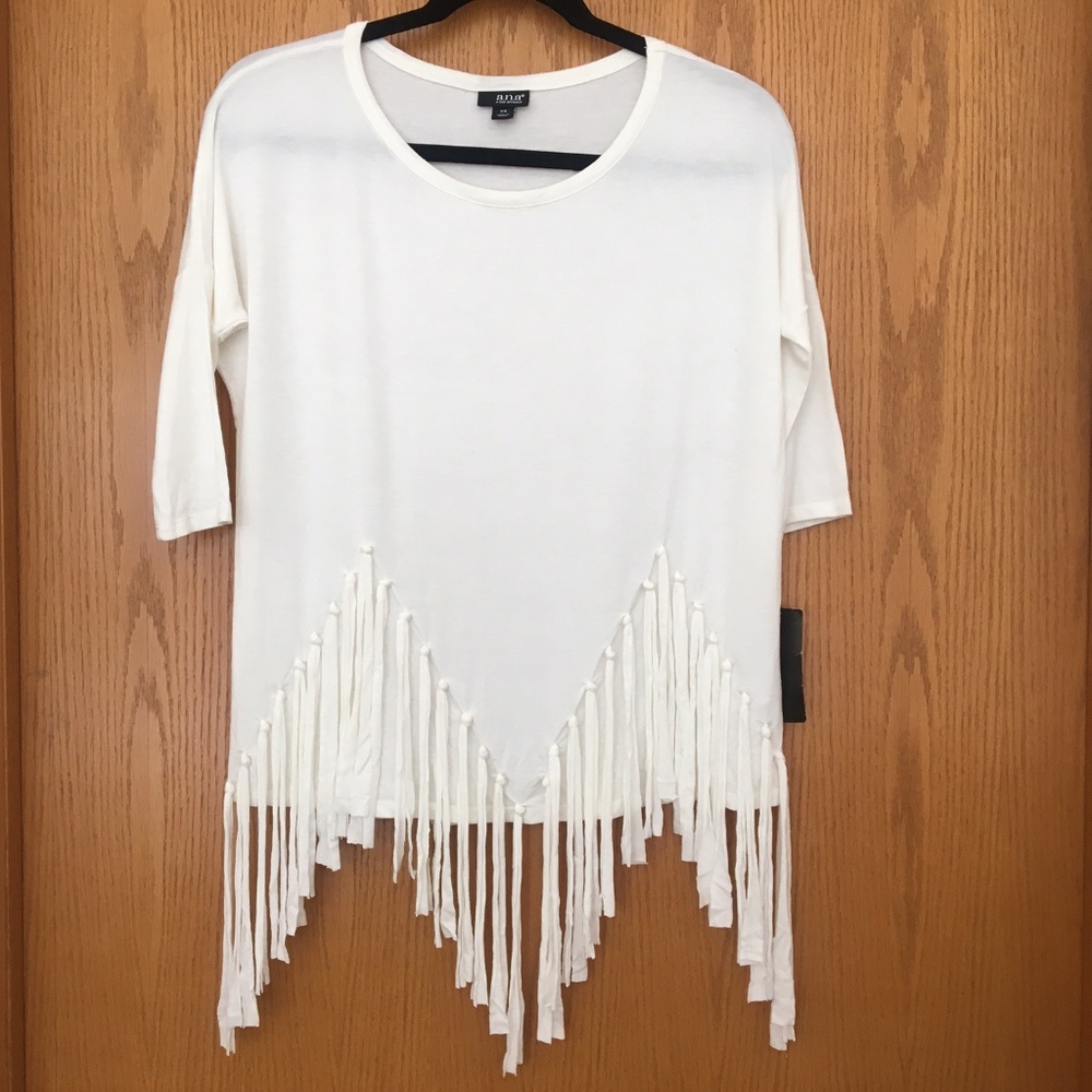NWT a.n.a Boho Fringe Top